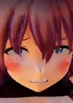 ショートヘア娘の Futa BDSM